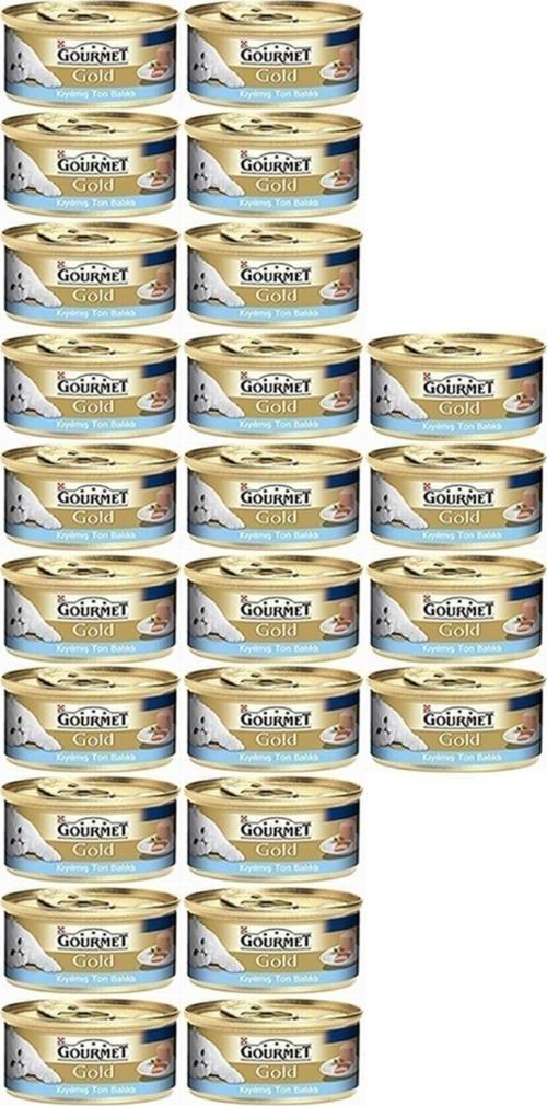 Gold Kıyılmış Ton Balıklı Kedi Konservesi 24X85Gr