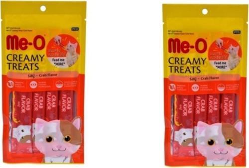 Creamy Treats Crab Flavor Yengeçli Kedi Ödül Maması 60 Gr X 2 Paket