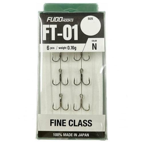 FT-01N Treble Fine Class Üçlü Olta İğnesi Nikel-NO:10