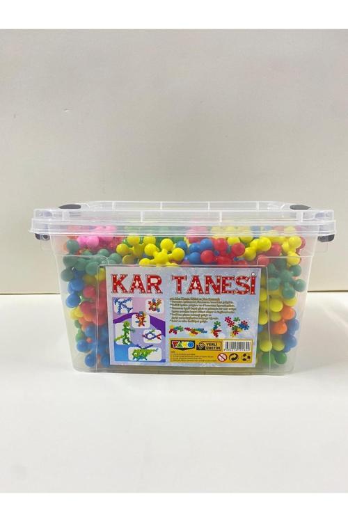 Kar Tanesi Molekül Yapı Taşları Eğitici Oyuncak 250 Adet Yapı Oyuncakları