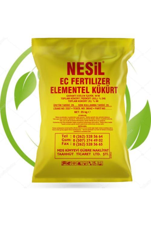Toz Elementel Kükürt 25 Kg