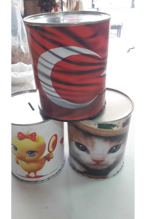 Teneke Kumbara Orta Boy 3 Adet