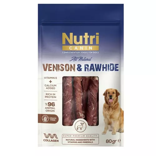 Vension Rawhide Geyikli Köpek Ödülü 80 Gr