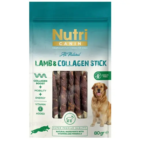 Lamb Collagen Stick Kuzulu Köpek Ödülü 80 Gr