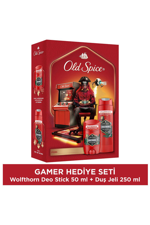 Gamer Hediye Seti: Wolfthorn Deodorant Stick 50 ml + Duş Jeli 250ml