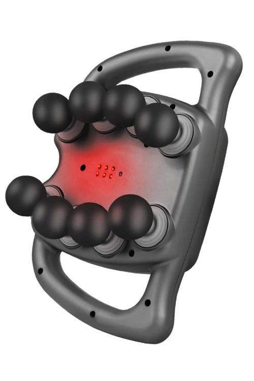 Glr Wnk-569 Dijital Ekranlı Güçlü Masaj Tabancası - 8 Başlıklı 99 Hız Ayarı