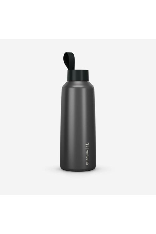 Paslanmaz Çelik Matara - 1 L - Gri - 100