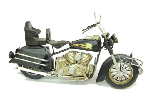 Dekoratif Metal Motosiklet Vintage Chopper Ev Ofis Hediyelik