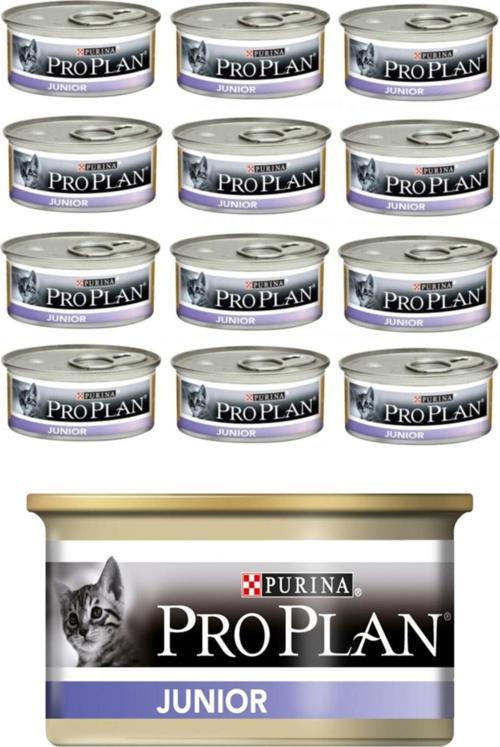 Junior Tavuklu Yavru Kedi Konservesi 85 Gr X 12 Adet