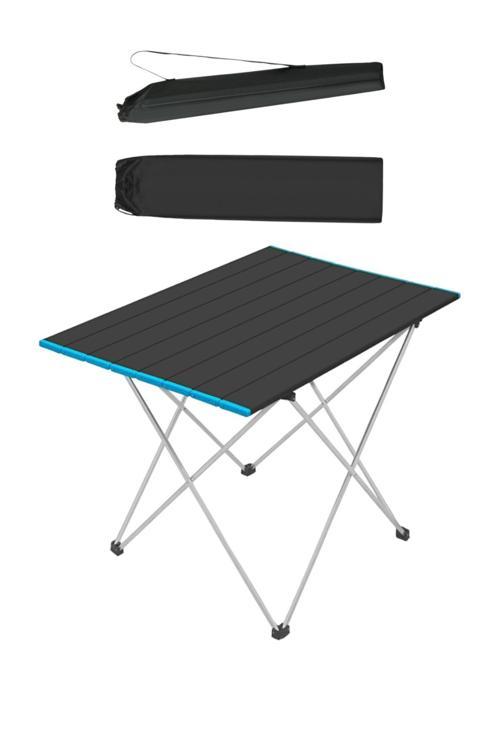 Katlanabilir Alüminyum Kamp Ve Piknik Masası - Siyah - Geniş Mode