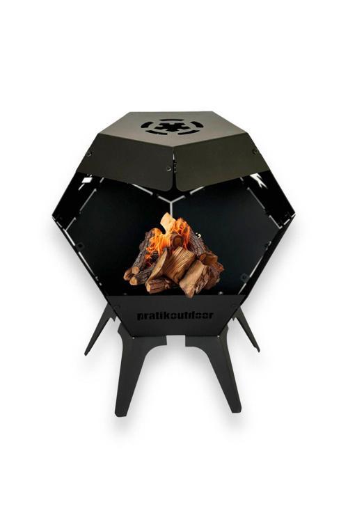 Miğfer Ateş Çukuru, Orman Ve Bahçe Şöminesi, Ateş Standı