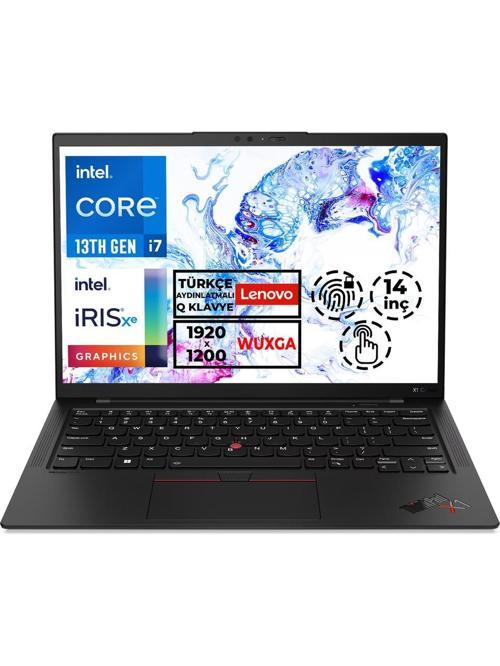 ThinkPad X1 Carbon G11 21HNS8N4TX i7-1355U 32GB 1TB SSD O/B Intel Iris Xe 14" Dokunmatik DOS Siyah 2 in 1 NotebooK