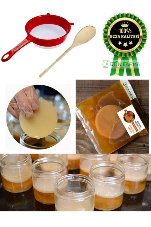 Özel Üretim Organik Kombucha Özel Başlangıç Kiti Kombu Mantarı Süzgeç Tahta Kaşık