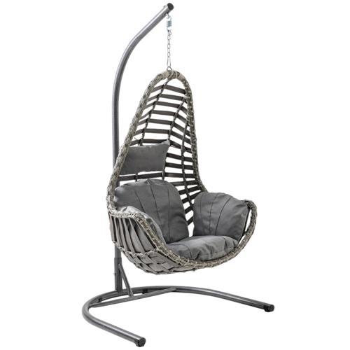 Milas Tekli Rattan Bahçe Salıncağı | Balkon Salıncağı