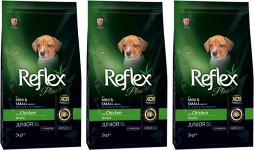 Küçük Mini Irk Tavuklu Yavru Köpek Maması 3 Kg X 3 Adet
