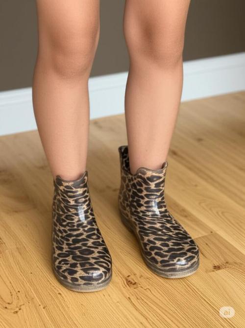 Potin Kadın Yağmur Botu 36-40 Leopar