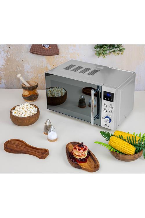 Zln1238 | Dijital Mikrodalga Fırın | 20l | 700w | 6 Kademeli | Buz Çözme | Paslanmaz Çelik