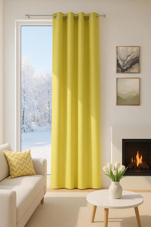 Livorno Halkalı Fon Perde Yeşil 140x260