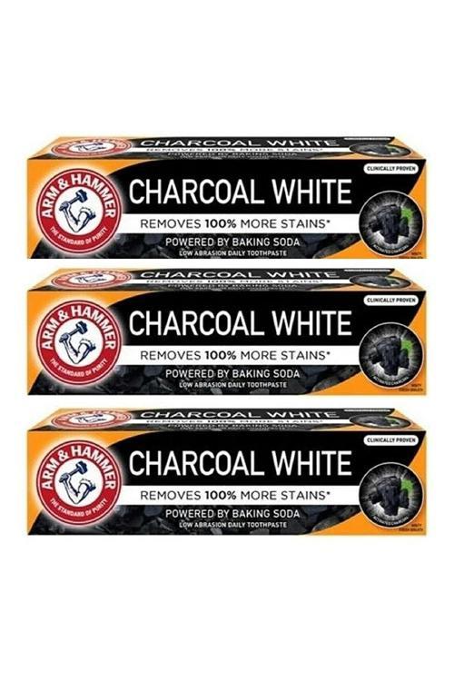 Kömür Beyaz Charcoal White Diş Macunu 75 Ml X 3 Adet