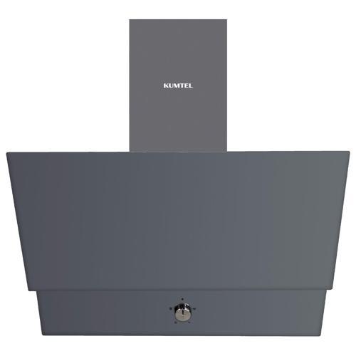 Metalik Gri̇ Cam Davlumbaz Da6-830