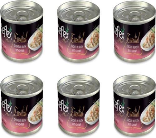 Plus Essential Tavuklu Karidesli Kedi Konservesi 70 Gr 6 Adet
