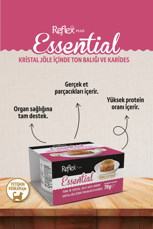 Plus Essential Ton Balığı Karides Kedi Konserve 70 Gr