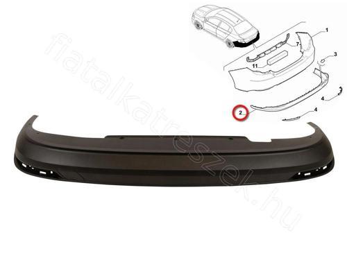 Egea Arka Tampon Sedan Komple ( Alt + Üst ) 2016- Oem No (735670238)