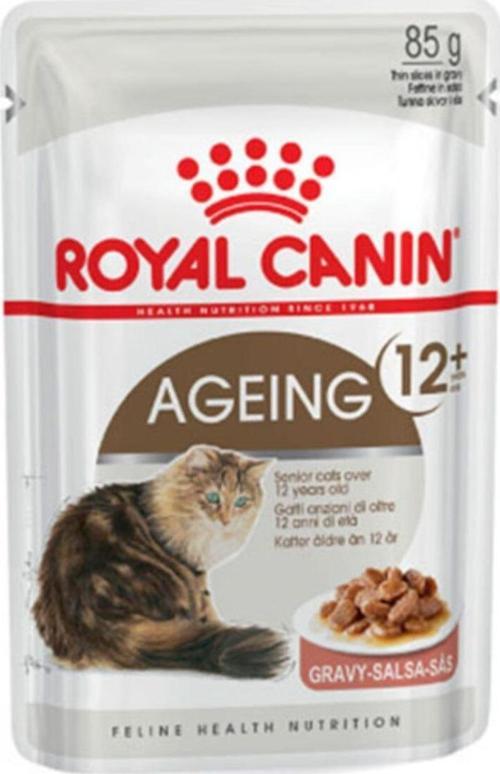 Ageing +12 Yaşlı Gravy Kedi Konservesi 85Gr X 12 Adet