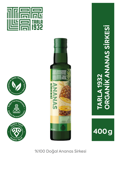 Tarla1932 Ananas Sirkesi 250 ml | Doğal Fermantasyon