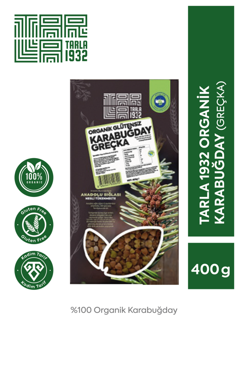 Organik Glutensiz Karabuğday (Greçka) | Doğal & Katkısız | 400 gr
