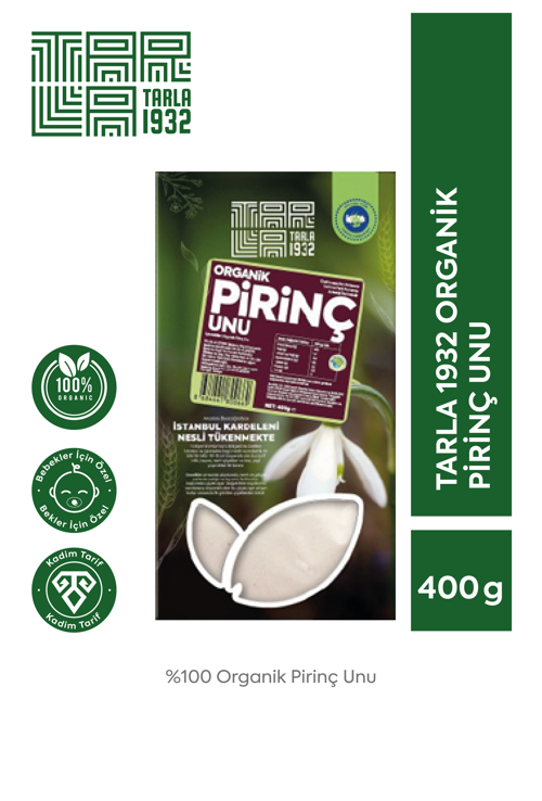 Organik Pirinç Unu | Katkısız & Doğal | 400 gr