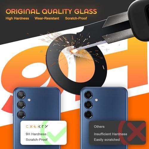 Samsung Galaxy M35 M356 için  kamera camı yedek arka kamera lensi cam yedek HD kamera koruması kamera camı