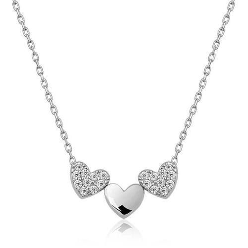 ​gümüş Üç Kalp Kolye