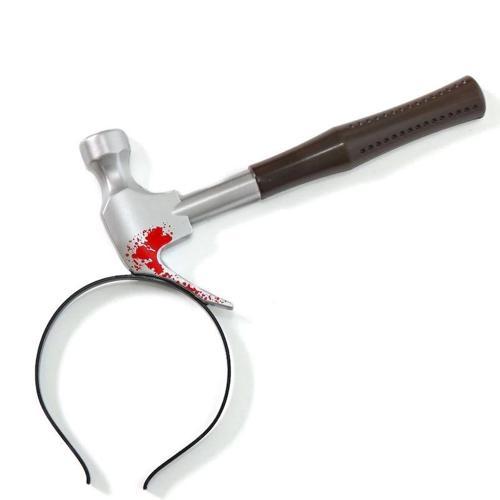 BFS   Kafaya Saplanmış Kahverengi Saplı Çekiç Şaka Tacı