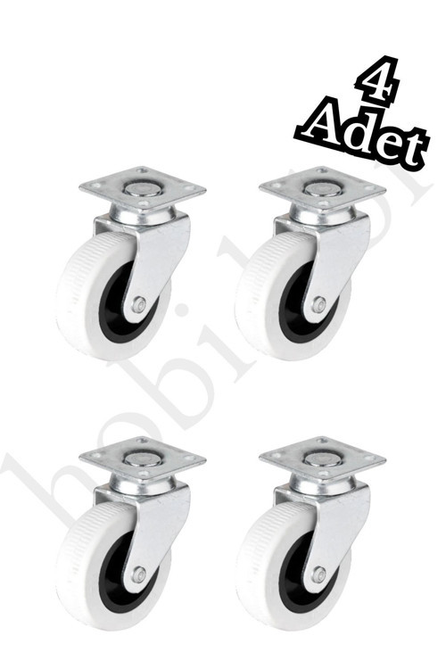 Bilyalı Tablalı Mobilya Tekeri 50*20 4'Lü Set Vida Dahil No:321 140 Kg