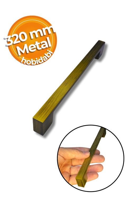 320Mm Metal Köprü Kulp Antik Sarı Mobilya Çekmece Vestiyer Mutfak Dolap Kulbu