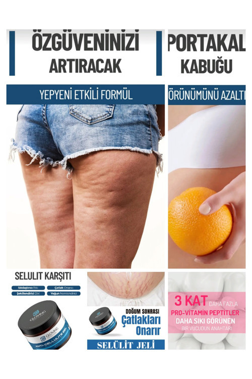 Selulit Ve Çatlakları Yok Edici Vücut Şekillendirici Çatlak Karşıtı Jel 250 Ml