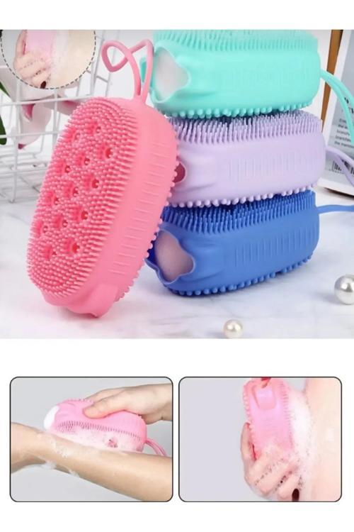 Beauty The World Duş Jeli Hazneli Slikon Lifli Kese