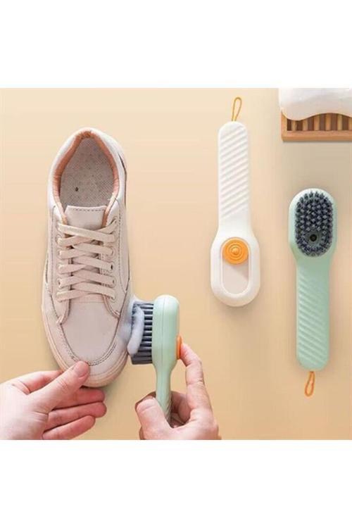 Çok Amaçlı Deterjan Hazneli Pratik Ayakkabı, Bot Temizleme Yıkama Fırçası