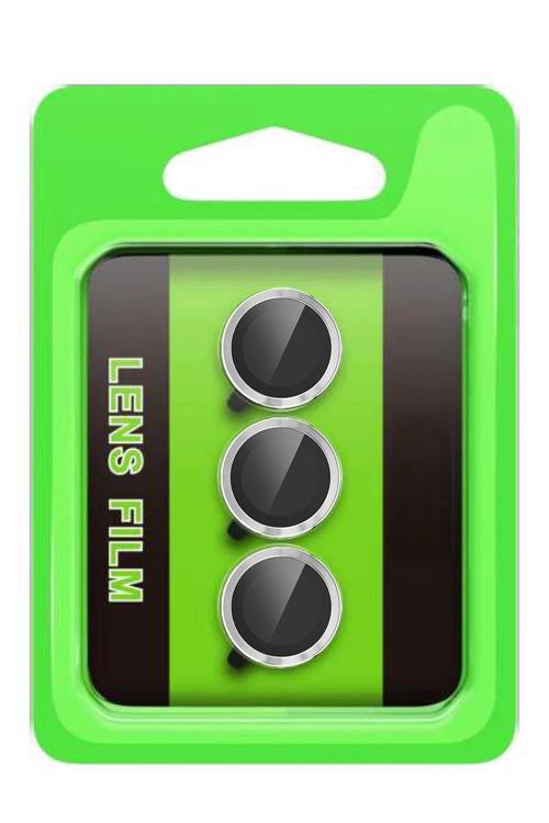 Samsung Galaxy S25 FE Raze Metal Kamera Lens - Gümüş-(5796)