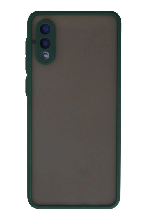 Samsung Galaxy A02 Kılıf Montreal Silikon Kapak - Yeşil-(5796)