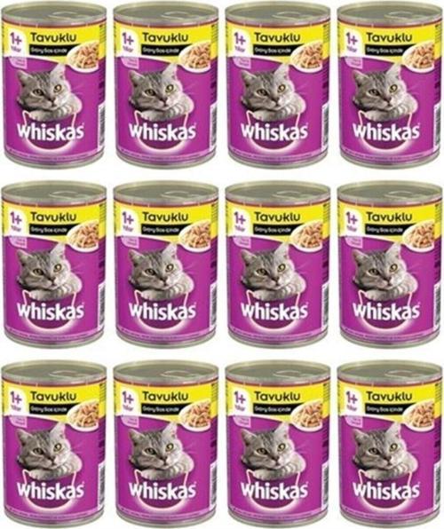 Tavuklu Konserve Kedi Maması 400 Gr 24 Adet