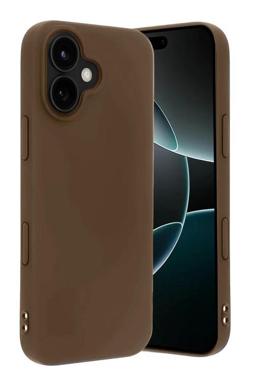 Apple iPhone 17 First Silikon - Kahverengi-(5796)