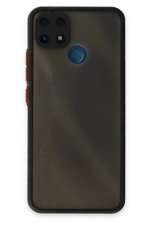 Realme C25 Kılıf Montreal Silikon Kapak - Siyah-(5796)