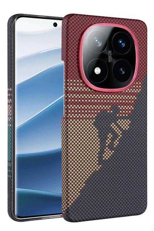 Xiaomi Redmi Note 14 Pro 5G Vega Magsafe Kapak - Kırmızı-(5796)