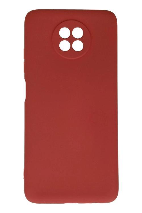 Xiaomi Redmi Note 9 5G Kılıf Nano içi Kadife Silikon - Kiremit-(5796)
