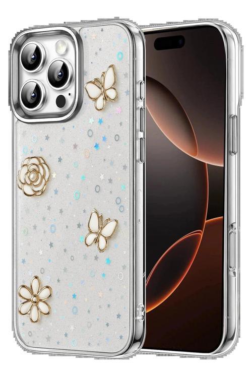 Apple iPhone 16 Pro Max Fiyonk Desenli Kapak - Desen 2-(5796)