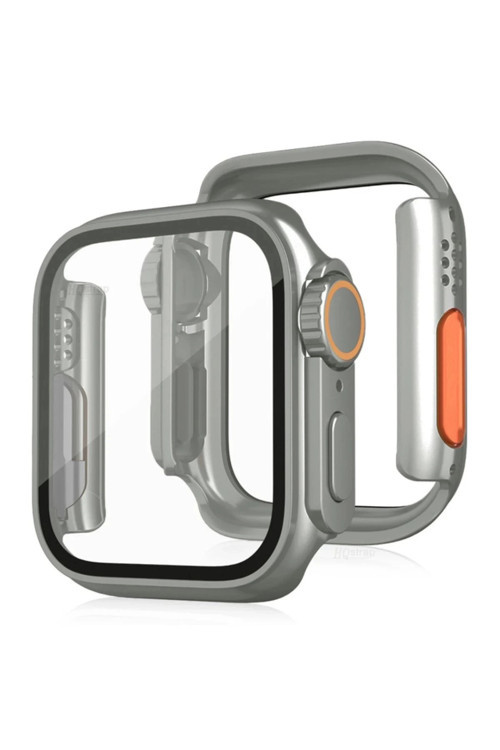 Apple Watch 45mm Watch 49mm Kasa Dönüştürücü ve Ekran Koruyucu - Yıldız Işığı-(5796)