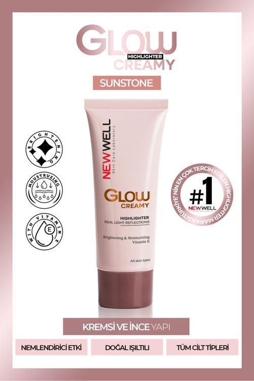 Glow Creamy Highlighter Doğal Işıltılı Krem Aydınlatıcı 30 ML Sunstone 02