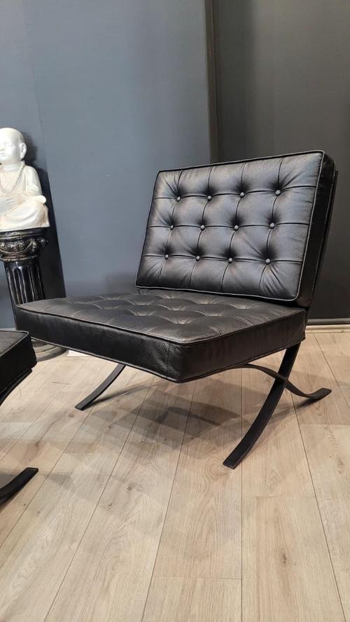 HAKİKİ DERİ BLACK BARCELONA BERJER 1+1+1